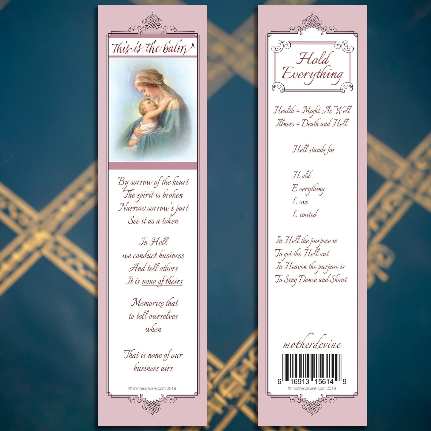Hold Everything Bookmark