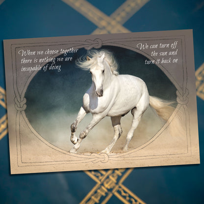 Horse Greeting Card