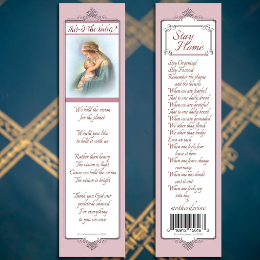 Stay Home Bookmark