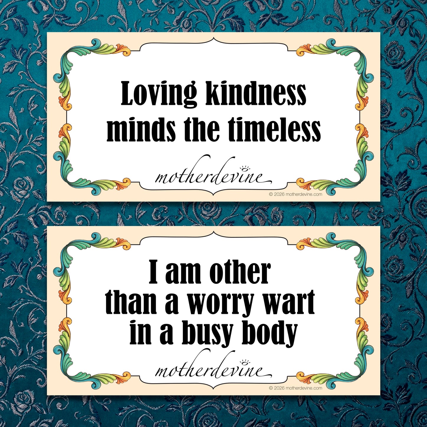 Loving Kindness Sticker Pair