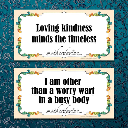 Loving Kindness Sticker Pair