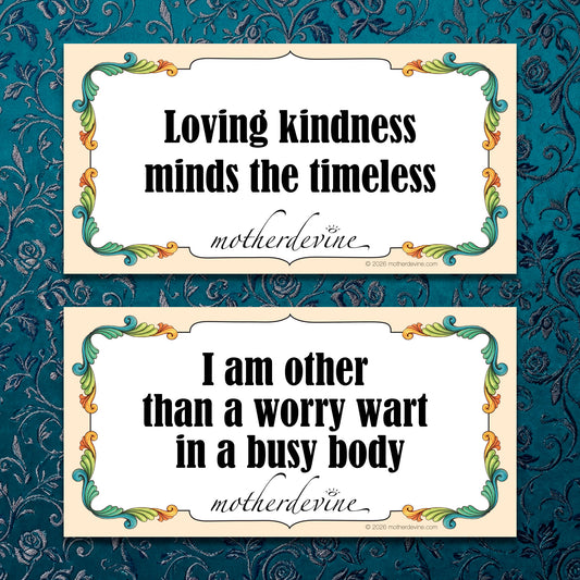 Loving Kindness Sticker Pair