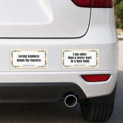 Loving Kindness Sticker Pair