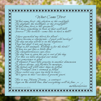 Poem Flags Garland
